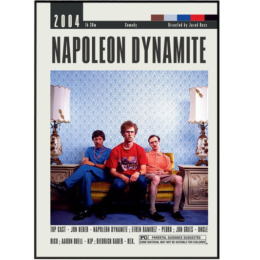 Napoleon Dynamite Poster | Jared Hess Films - 98typesModern Minimal Movies