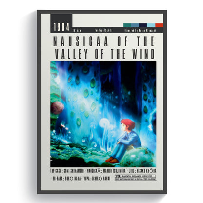 Nausicaa of the valley of the wind Movie Posters - 98typesModern Minimal Movies