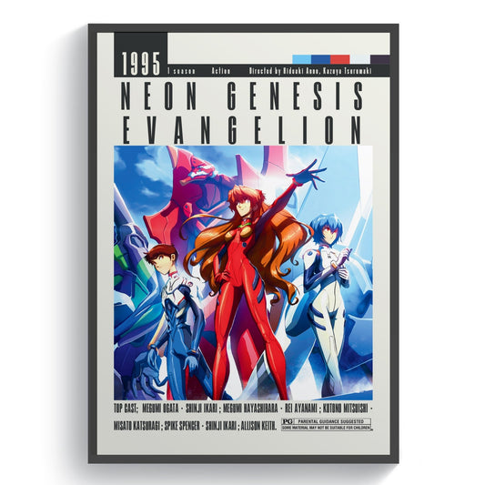 Neon Genesis Evangelion Posters Movies - 98typesModern Minimal Movies