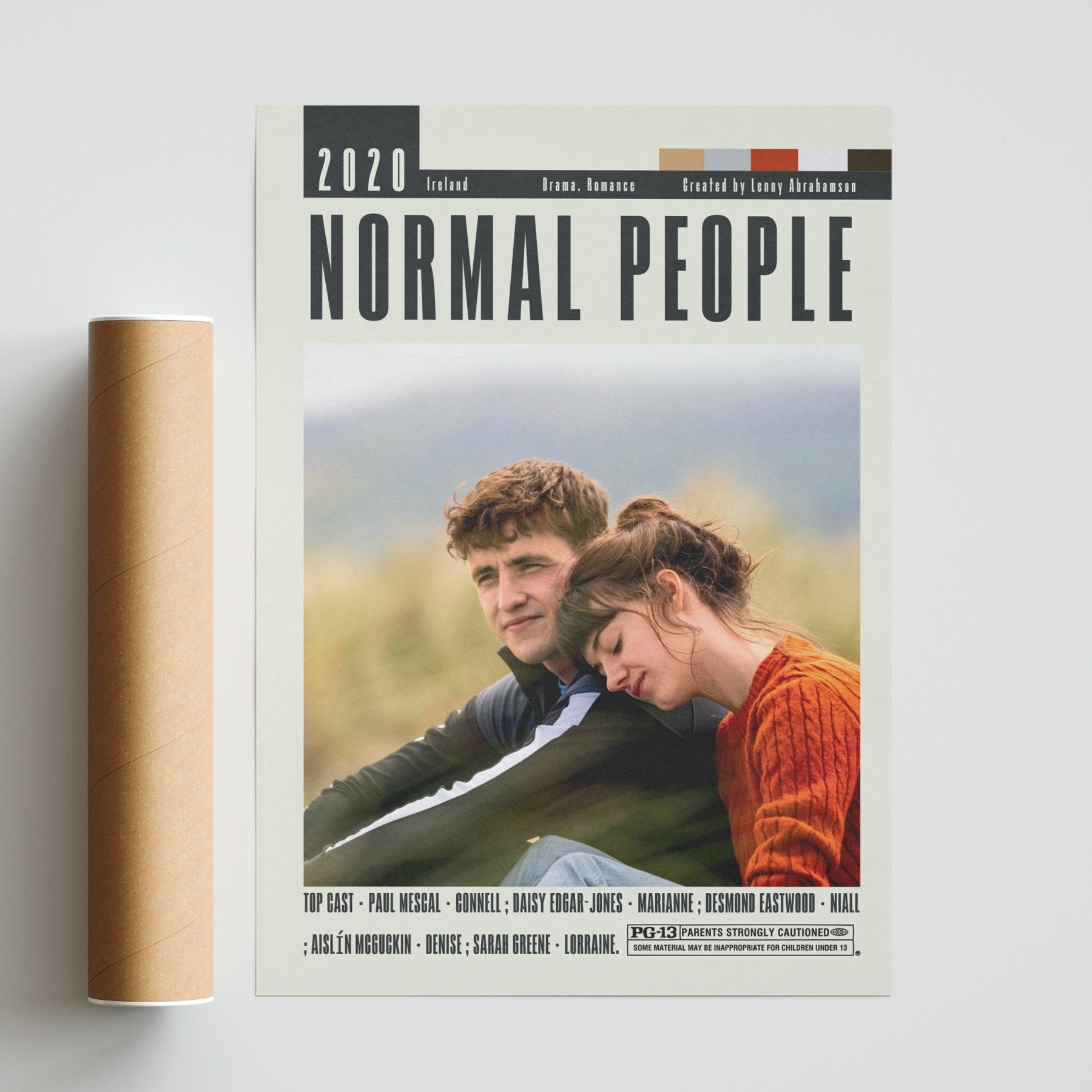Normal People Poster | Lenny Abrahamson Films - 98typesModern Minimal Movies