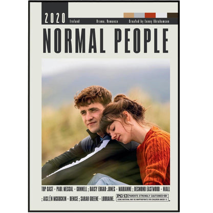 Normal People Poster | Lenny Abrahamson Films - 98typesModern Minimal Movies