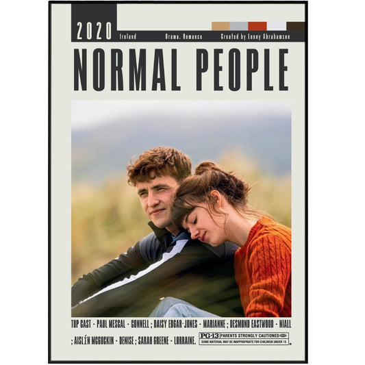 Normal People Poster | Lenny Abrahamson Films - 98typesModern Minimal Movies