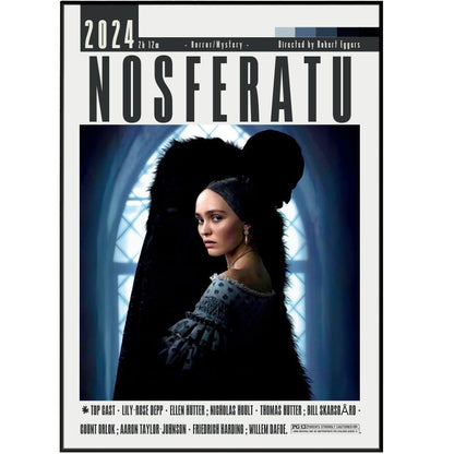 Nosferatu 2024 Movie Posters - 98typesModern Minimal Movies