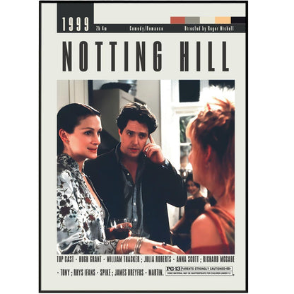 Notting Hill Posters | Roger Michell Movies - 98typesModern Minimal Movies