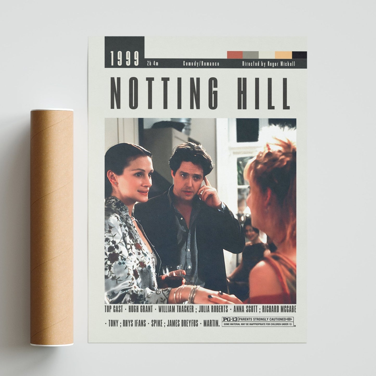 Notting Hill Posters | Roger Michell Movies - 98typesModern Minimal Movies