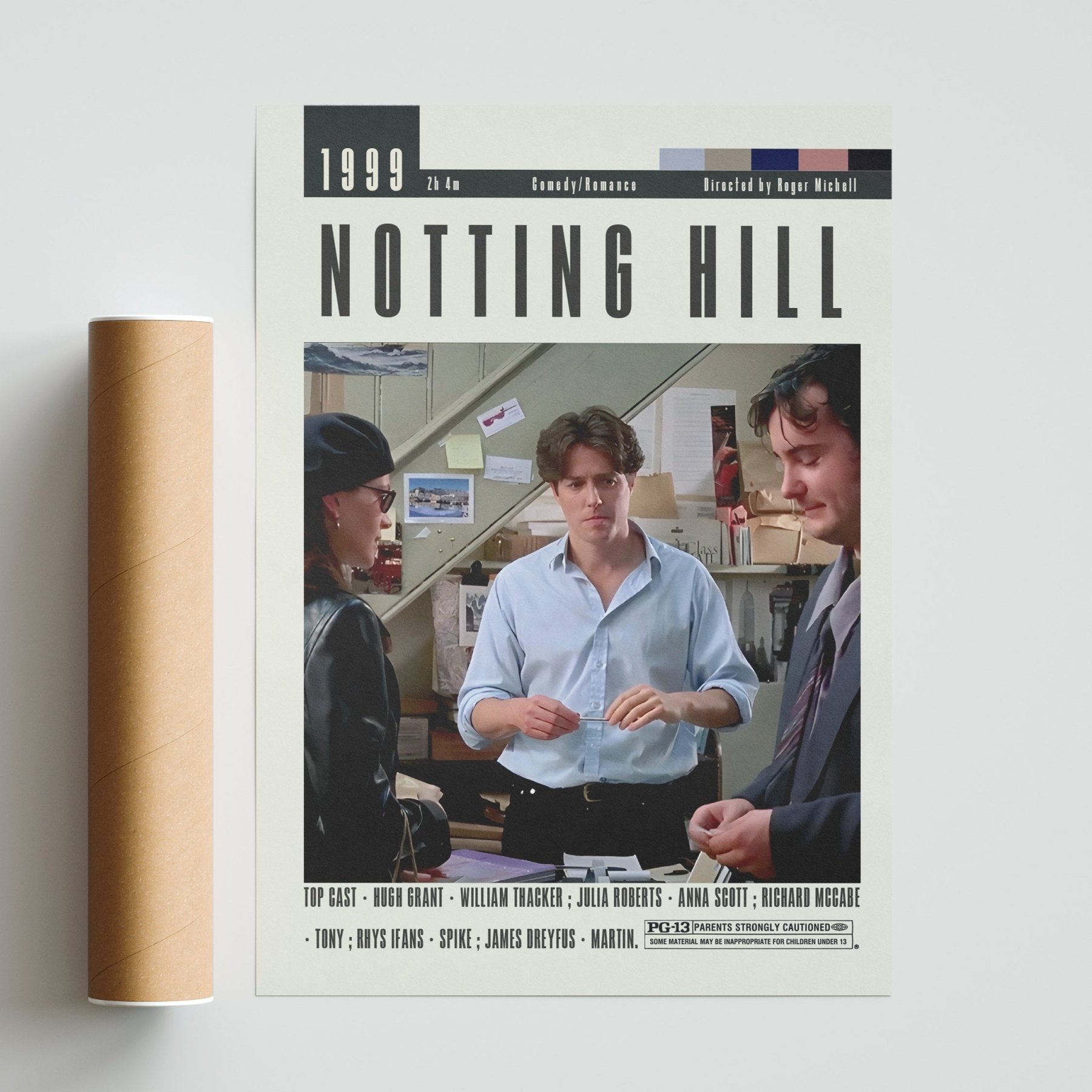 Notting Hill Posters | Roger Michell Movies - 98typesModern Minimal Movies