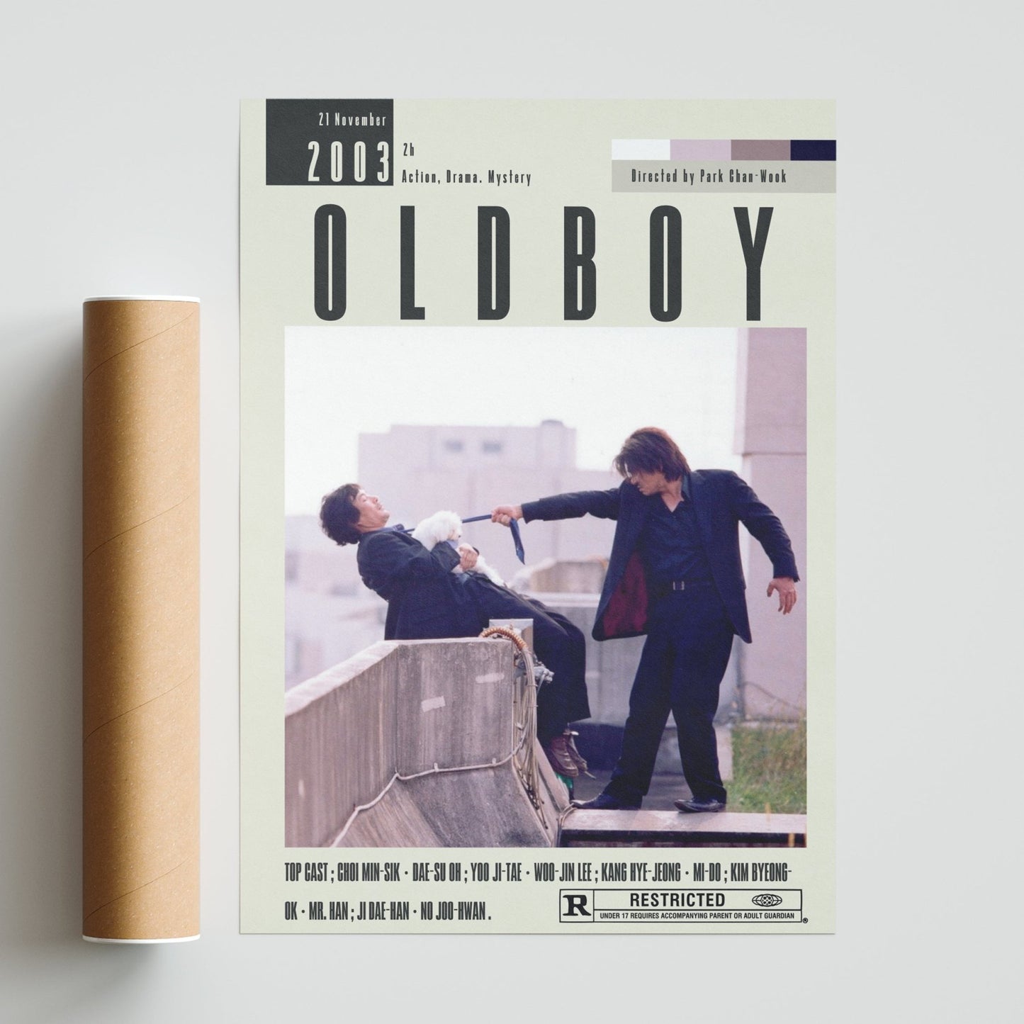 Oldboy Poster | Park Chan - wook Films - 98typesModern Minimal Movies