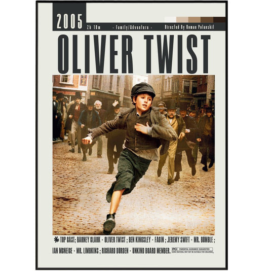 Oliver Twist Movie 2005 Posters - 98typesModern Minimal Movies