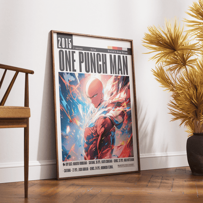 One Punch Man Film Posters - 98typesModern Minimal Movies