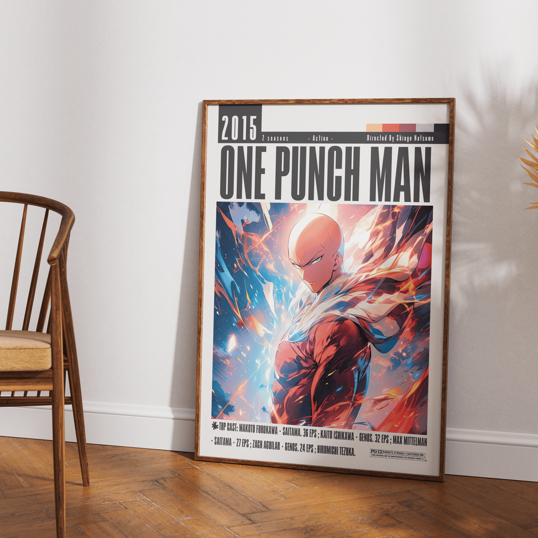 One Punch Man Film Posters - 98typesModern Minimal Movies