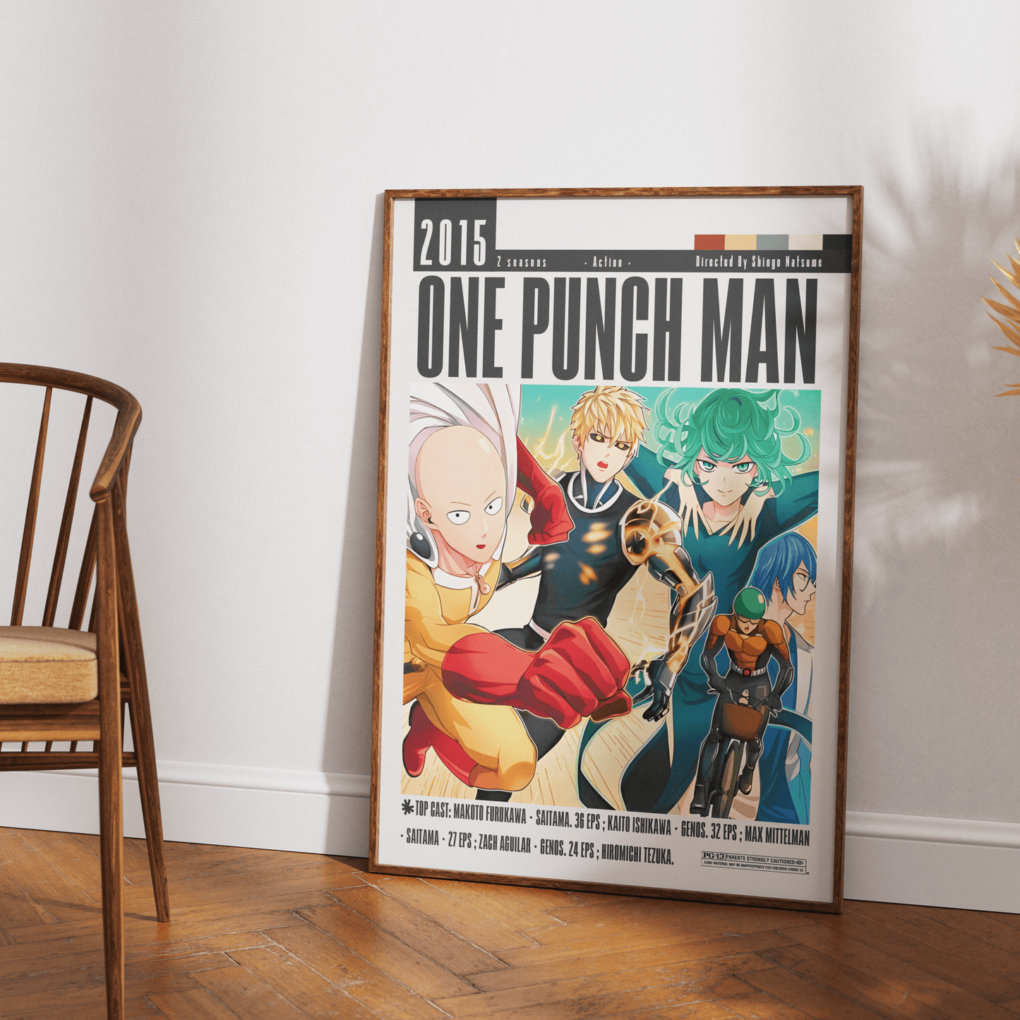 One Punch Man Film Posters - 98typesModern Minimal Movies