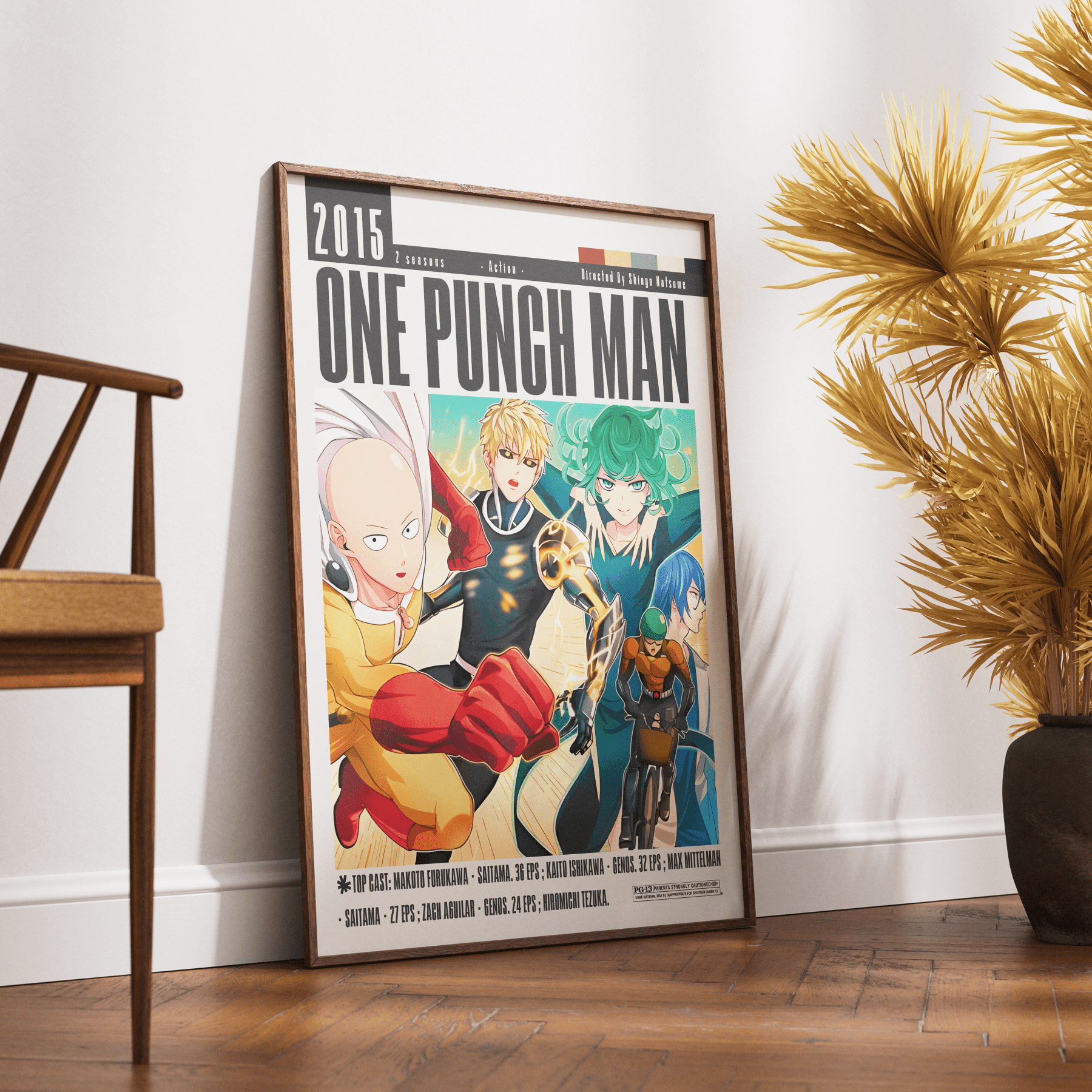 One Punch Man Film Posters - 98typesModern Minimal Movies