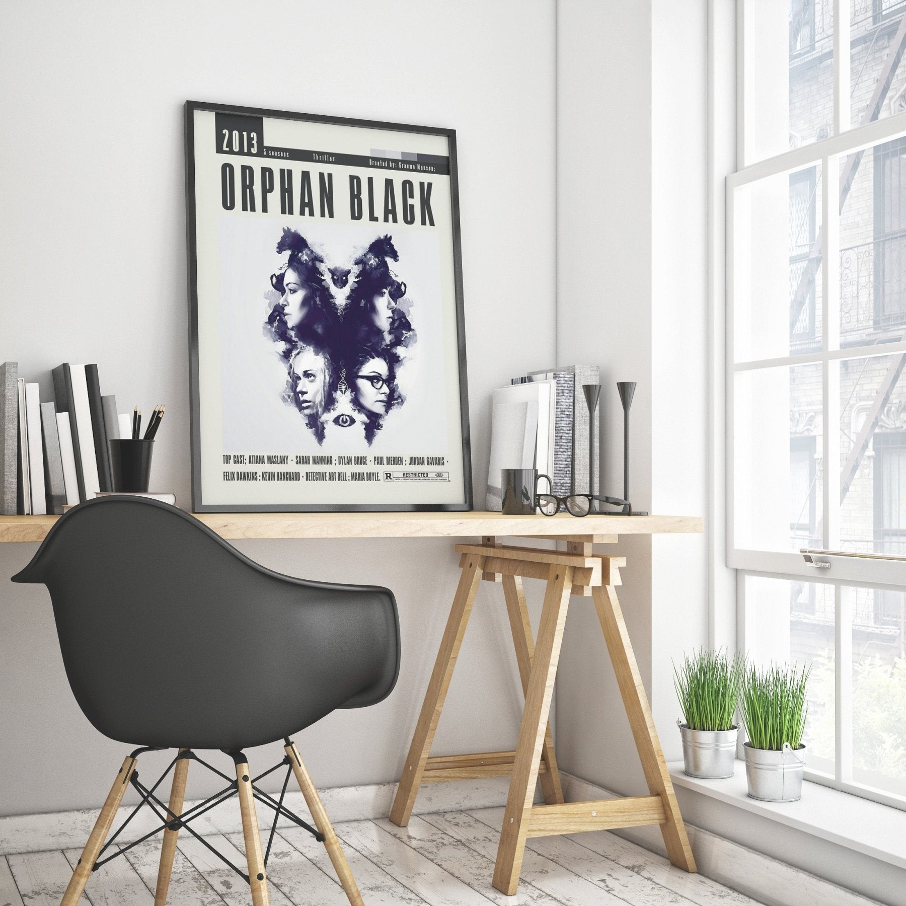Orphan Black TV Series Posters - 98typesModern Minimal Movies