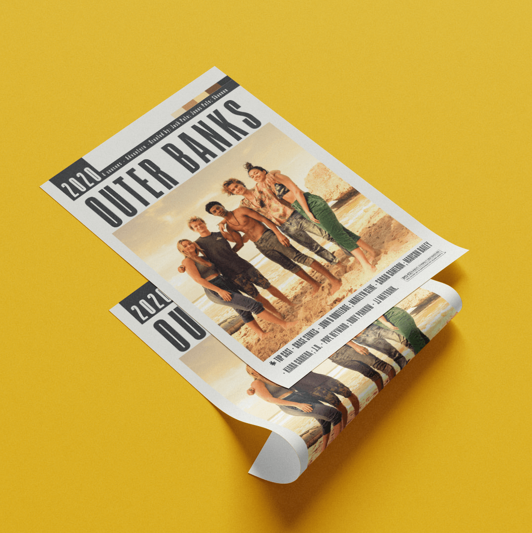 Outer Banks Tv Serie Posters - 98typesModern Minimal Movies