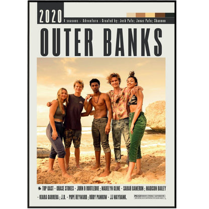 Outer Banks Tv Serie Posters - 98typesModern Minimal Movies