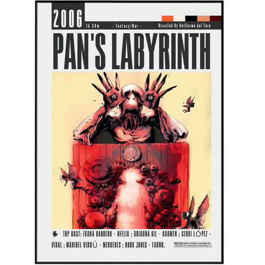 Pan's Labyrinth Film Posters - 98typesModern Minimal Movies