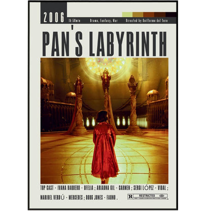 Pan's Labyrinth Poster | Guillermo del Toro Movies - 98typesModern Minimal Movies