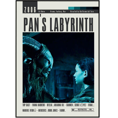 Pan's Labyrinth Poster | Guillermo del Toro Movies - 98typesModern Minimal Movies