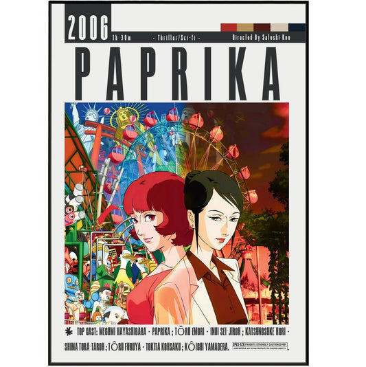 Paprika 2006 Film Posters - 98typesModern Minimal Movies