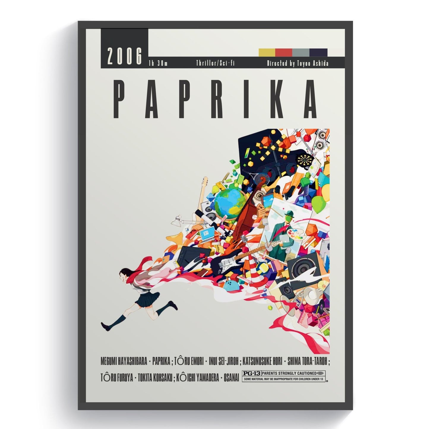 Paprika Movie | Classic Anime Film Posters - 98typesModern Minimal Movies