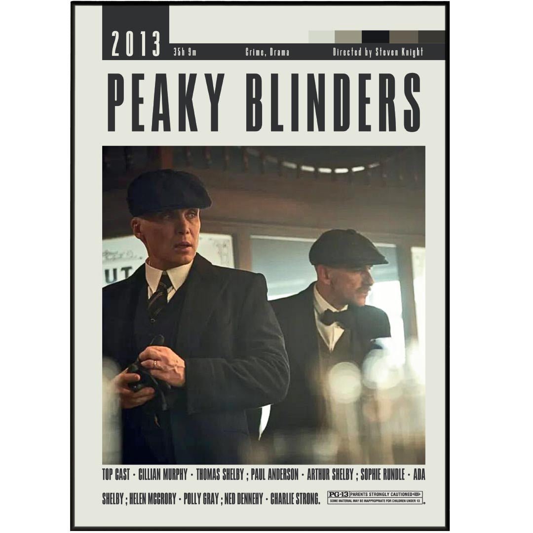 Peaky Blinders Posters | Steven Knight Movies - 98typesModern Minimal Movies