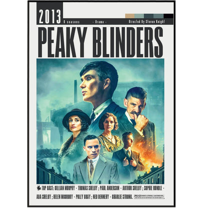 Peaky Blinders Tv Series Poster - 98typesModern Minimal Movies