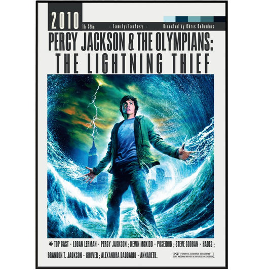 Percy Jackson and the Lightning Thief 2010 Movie Posters - 98typesModern Minimal Movies