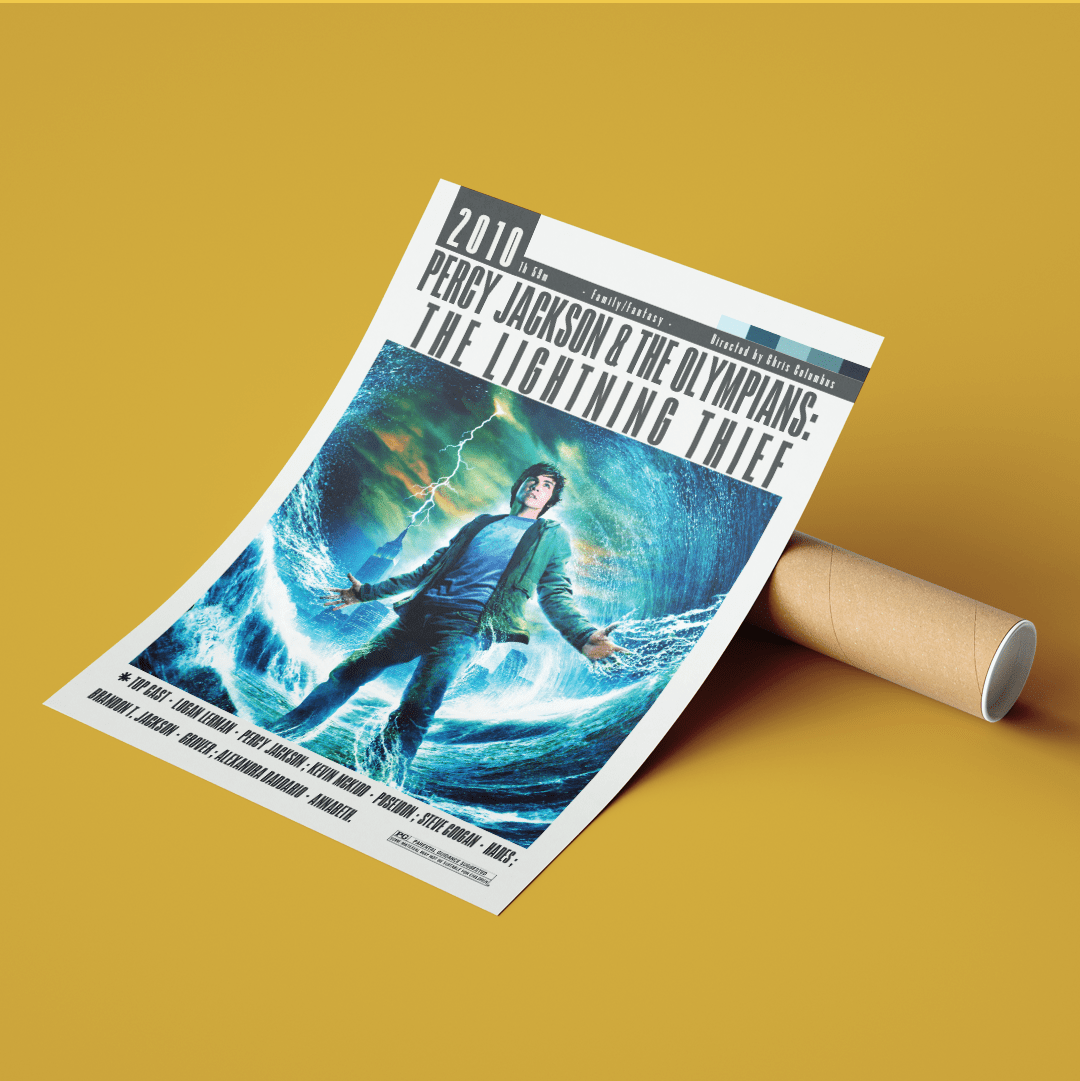 Percy Jackson and the Lightning Thief 2010 Movie Posters - 98typesModern Minimal Movies