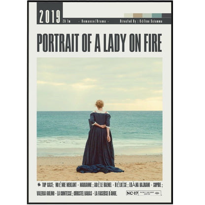 Portrait of a Lady on Fire Movie Poster - 98typesModern Minimal Movies