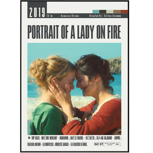 Portrait of a Lady on Fire Movie Posters - 98typesModern Minimal Movies