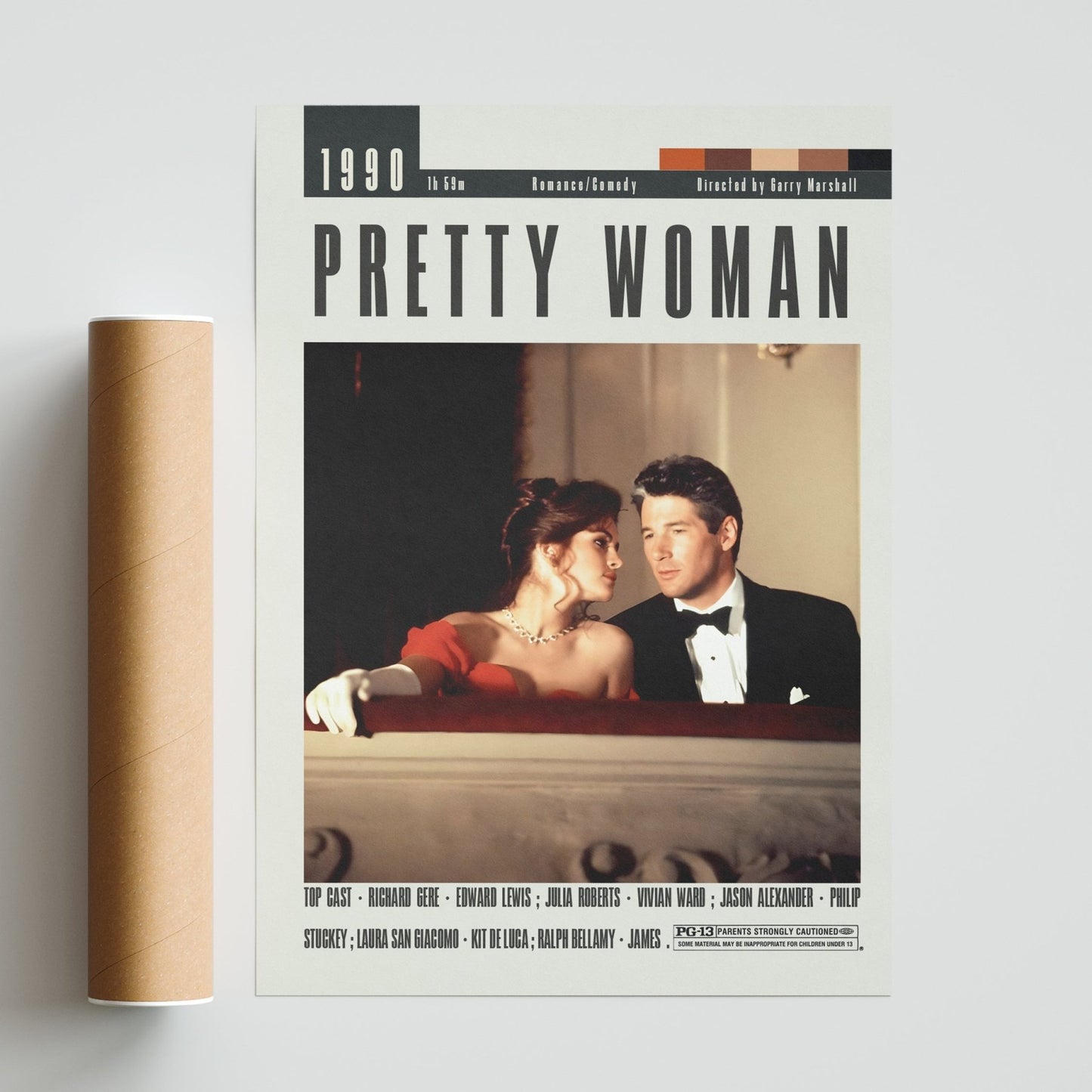 Pretty Woman Poster | Garry Marshall Movies - 98typesModern Minimal Movies