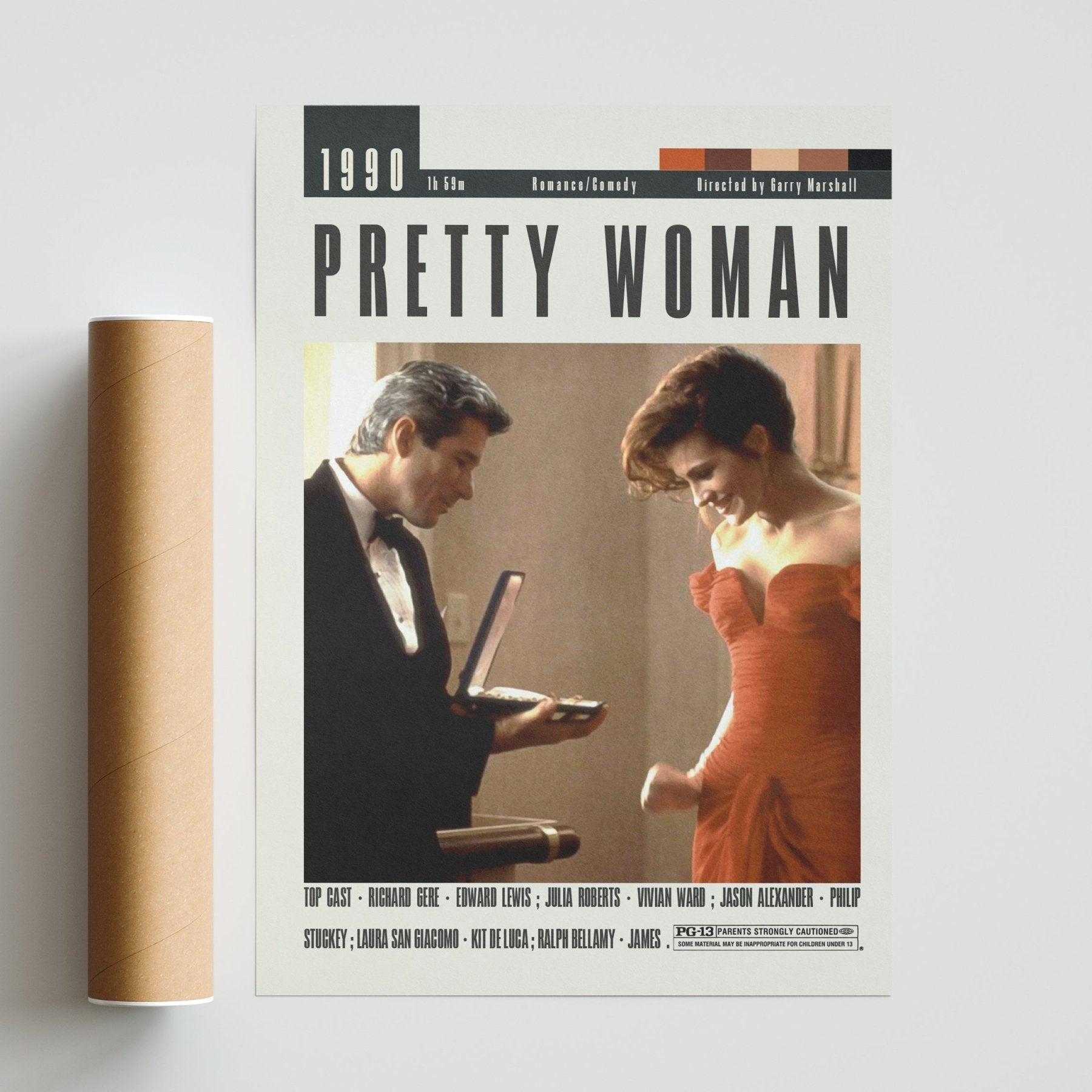 Pretty Woman Poster | Garry Marshall Movies - 98typesModern Minimal Movies