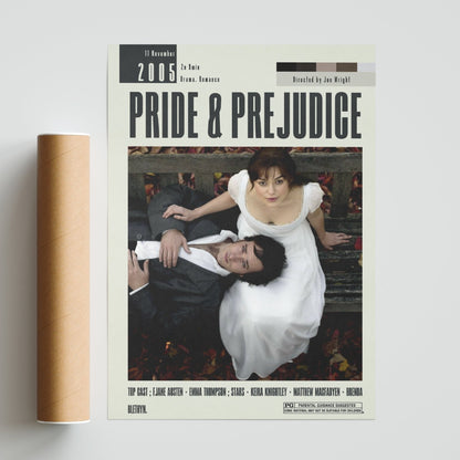 Pride & Prejudice Poster | Joe Wright Movies - 98typesModern Minimal Movies