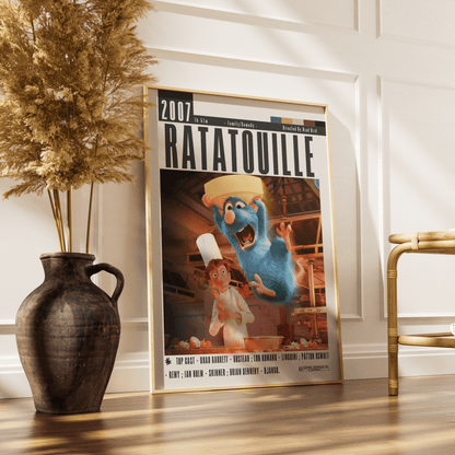 Ratatouille Poster | Brad Bird Films - 98typesModern Minimal Movies