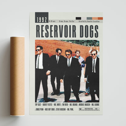 Reservoir Dogs Poster | Quentin Tarantino Movies - 98typesModern Minimal Movies