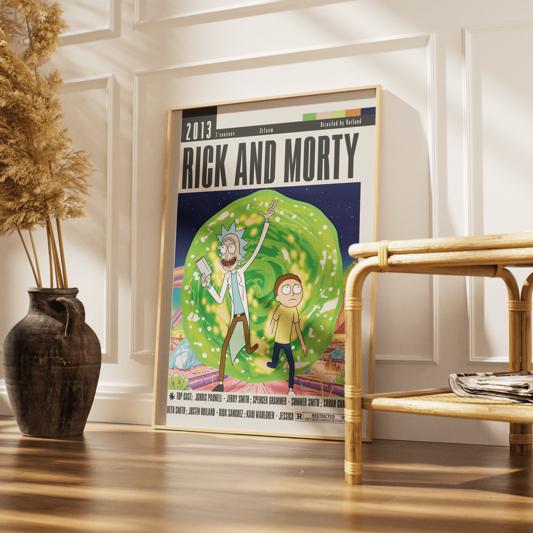 Rick and Morty Tv Serie Posters - 98typesModern Minimal Movies