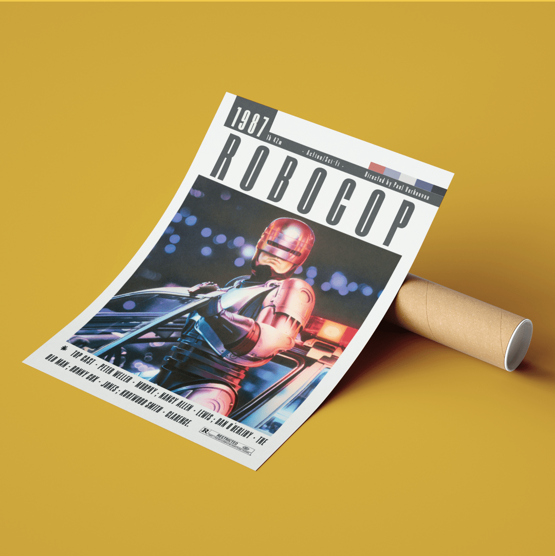 RoboCop 1987 Movie Posters - 98typesModern Minimal Movies