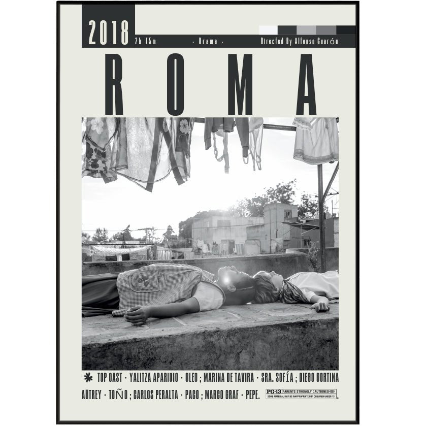 Roma 2018 Movie Posters - 98typesModern Minimal Movies