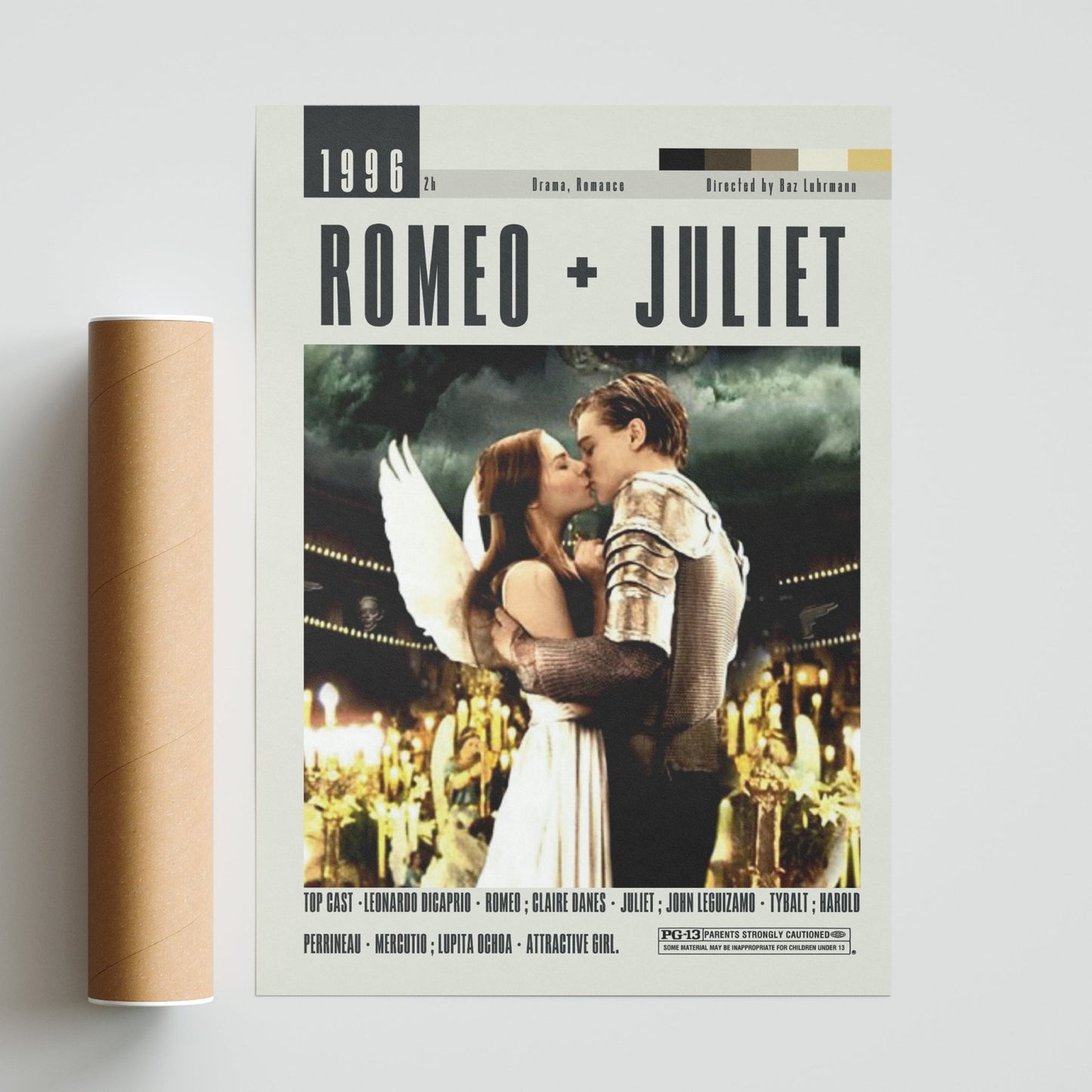 Romeo + Juliet Poster | Baz Luhrmann Films - 98typesModern Minimal Movies