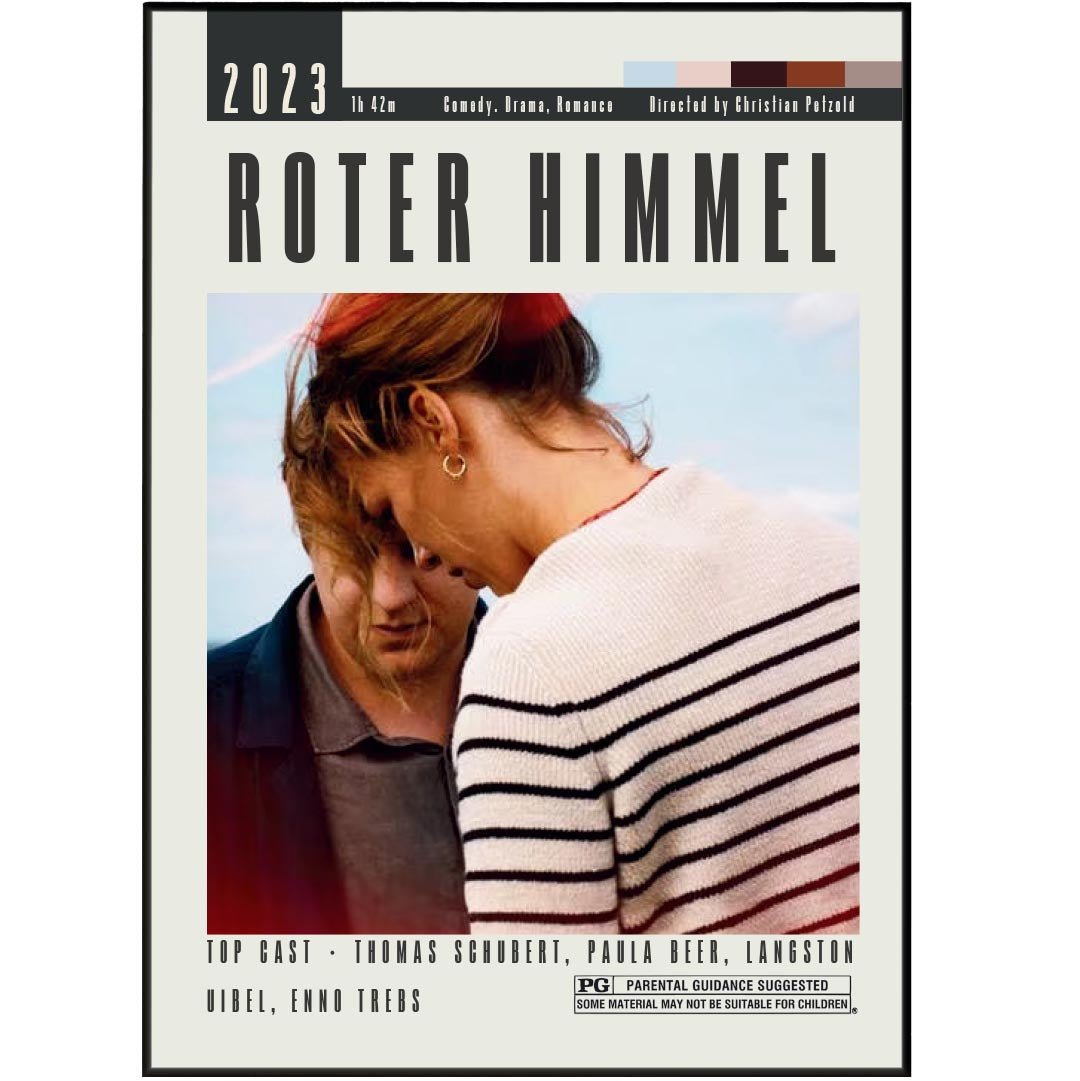 Roter Himmel Poster | Christian Petzold Films - 98typesModern Minimal Movies