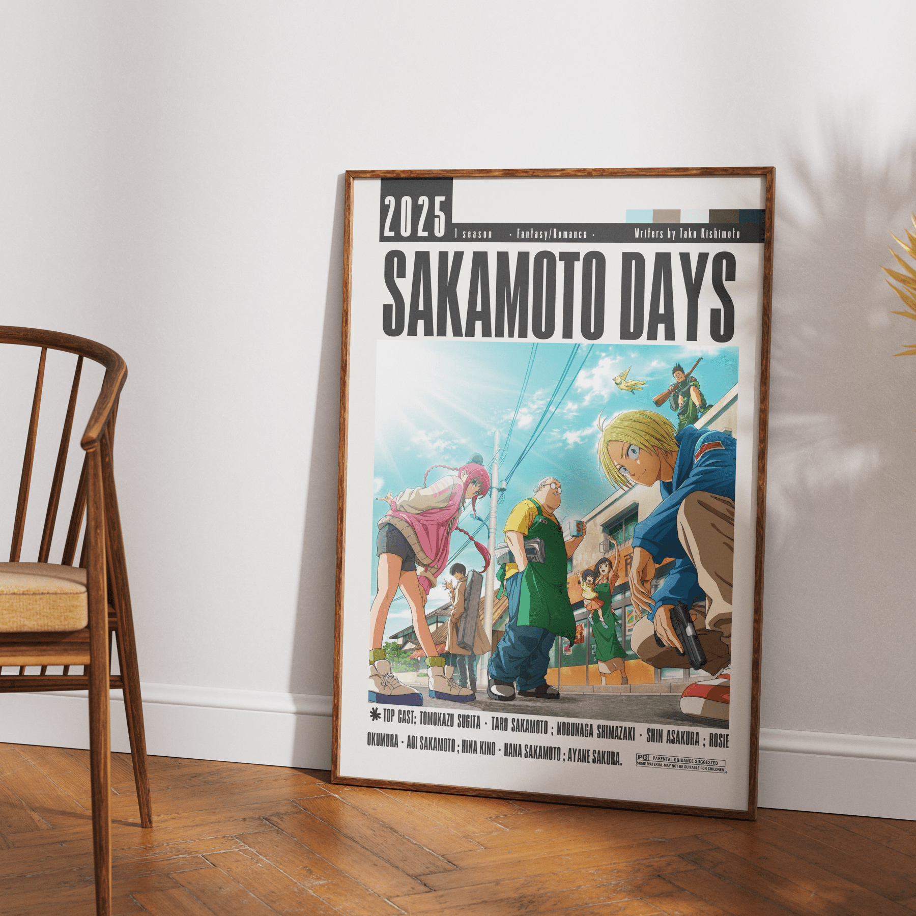Sakamoto Days Movie Posters - 98typesModern Minimal Movies