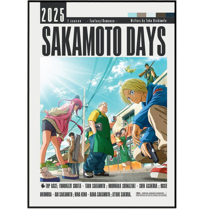 Sakamoto Days Movie Posters - 98typesModern Minimal Movies