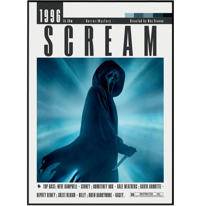 Scream Poster | Wes Craven Movie - 98types