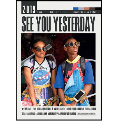 See You Yesterday 2019 Movie Posters - 98typesModern Minimal Movies