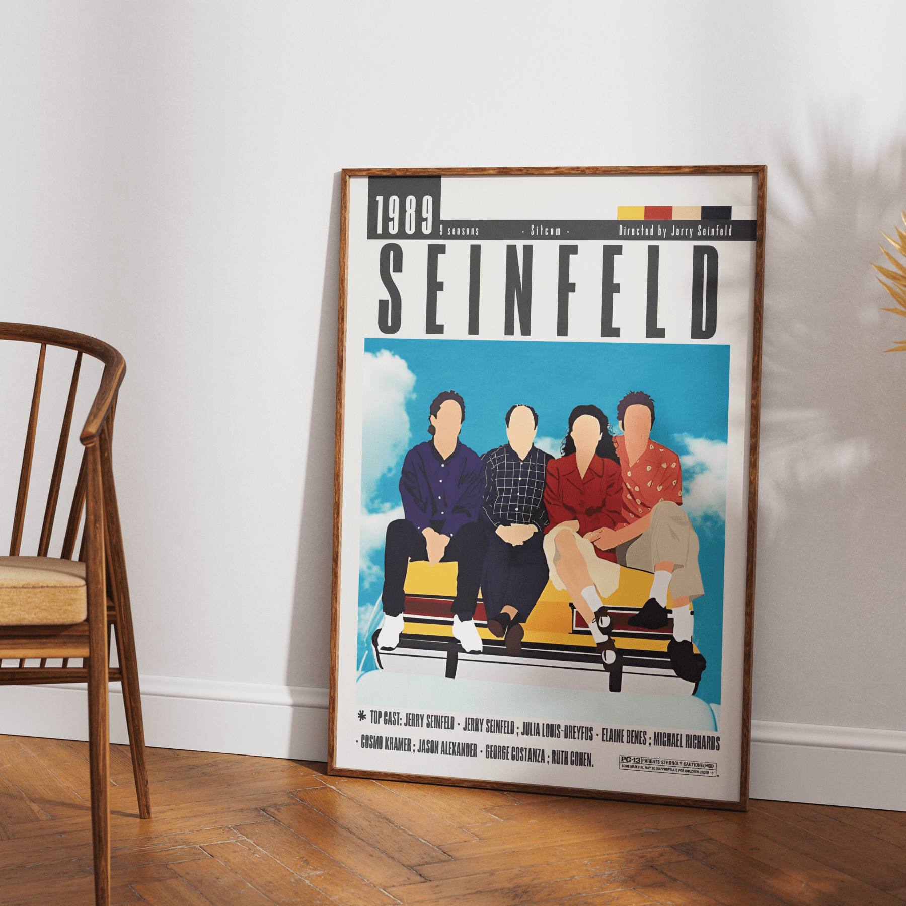 Seinfeld TV Series Poster - 98typesModern Minimal Movies