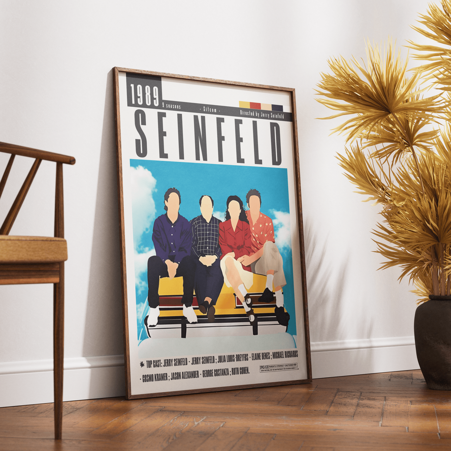 Seinfeld TV Series Poster - 98typesModern Minimal Movies