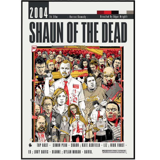 Shaun of the Dead Film Posters - 98types