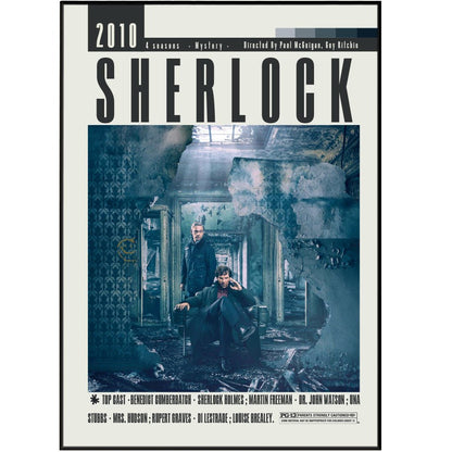 Sherlock Tv Serie 2010 Posters - 98typesModern Minimal Movies