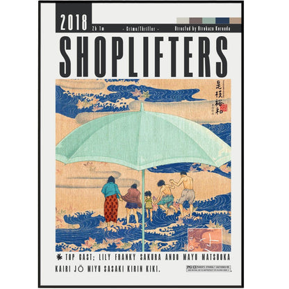 Shoplifters Movie Posters - 98typesModern Minimal Movies