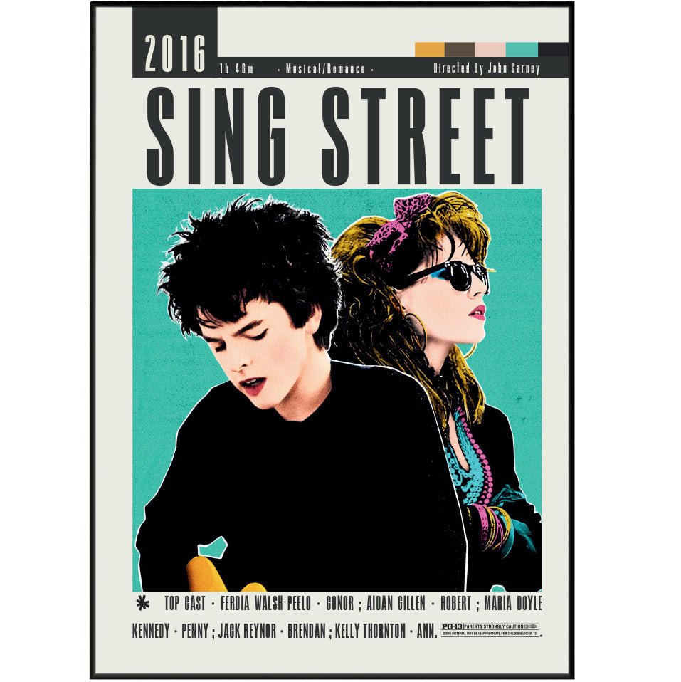 Sing Street Movies 2016 Posters - 98typesModern Minimal Movies